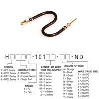 Hirose Electric Co Ltd - H3ABG-10103-B6 - JUMPER-H1507TR/A3049B/H1505TR 3"