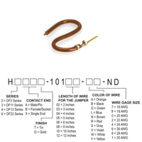 Hirose Electric Co Ltd - H3AXG-10106-N8 - JUMPER-H1507TR/A3048N/X 6"