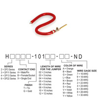 Hirose Electric Co Ltd - H3AXG-10106-R8 - JUMPER-H1507TR/A3048R/X 6"
