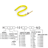 Hirose Electric Co Ltd - H3AXG-10106-Y6 - JUMPER-H1507TR/A3049Y/X 6"