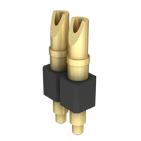 Mill-Max Manufacturing Corp. - 824-22-002-00-001000 - CONN HEADER SPRING 2POS SLD CUP