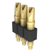 Mill-Max Manufacturing Corp. - 824-22-003-00-001000 - CONN HEADER SPRING 3POS SLD CUP