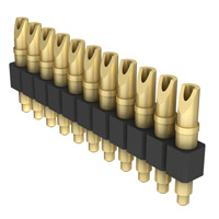 Mill-Max Manufacturing Corp. - 824-22-011-00-001000 - CONN HEADER SPRING 11POS SLD CUP