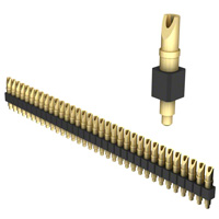 Mill-Max Manufacturing Corp. - 824-22-034-00-001000 - CONN HEADER SPRING 34POS SLD CUP