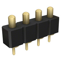 Mill-Max Manufacturing Corp. - 821-22-004-10-002101 - CONN SPRING 4POS SNGL .197 PCB