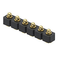 Mill-Max Manufacturing Corp. - 811-22-006-30-000101 - CONN SPRING CONT 06 POS .137 SMD