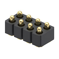 Mill-Max Manufacturing Corp. - 813-22-008-30-001101 - CONN SPRING CONT 08 POS .177 SMD