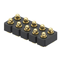 Mill-Max Manufacturing Corp. - 813-22-010-30-000101 - CONN SPRING CONT 10 POS .137 SMD