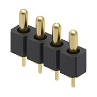 Mill-Max Manufacturing Corp. - 821-22-004-10-004101 - CONN SPRING 4POS SNGL .236 PCB