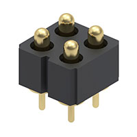 Mill-Max Manufacturing Corp. - 823-22-004-10-001101 - CONN SPRING 4POS DUAL .177 PCB