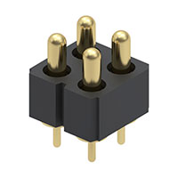 Mill-Max Manufacturing Corp. - 823-22-004-10-003101 - CONN SPRING 4POS DUAL .217 PCB