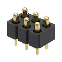 Mill-Max Manufacturing Corp. - 823-22-006-10-002101 - CONN SPRING 6POS DUAL .197 PCB