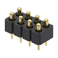 Mill-Max Manufacturing Corp. - 823-22-008-10-002101 - CONN SPRING 8POS DUAL .197 PCB