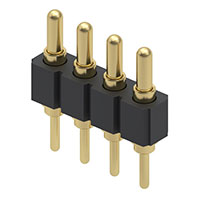 Mill-Max Manufacturing Corp. - 825-22-004-10-001101 - CONN HEADER SINGLE 4POS .302"