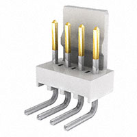 Molex, LLC - 0022124042 - 2.54MM KK HDR RA FRICLK 4POS