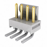 Molex, LLC - 0022122046 - KK 100 HDR FRLK RTAN 4POS GOLD