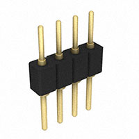 Preci-Dip - 350-10-104-00-001101 - CONN HDR 4POS T/H 0.100 GOLD