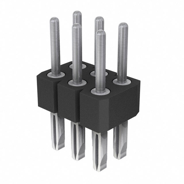 Preci-Dip - 802-80-006-66-001101 - CONN HDR 6POS 0.100 PRESS FIT