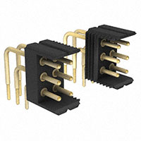Preci-Dip - 804-V3-009-22-002101 - CONN HDR 9POS 2.54MM T/H R/A