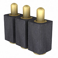 Preci-Dip - 811-SS-003-30-005101 - CONN SPRING LOAD 3POS SNGL SMD