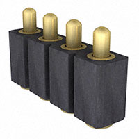 Preci-Dip - 811-S1-004-30-014191 - CONN SPRING LOAD 4POS SNGL SMD