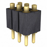 Preci-Dip - 813-S1-006-10-014101 - CONN SPRING LOAD 6POS DUAL PCB