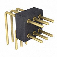 Preci-Dip - 852-10-006-20-002101 - CONN HDR 6POS 1.27MM T/H R/A