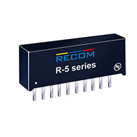 Recom Power - R-555.0DA - CONV DC/DC 5A 7-18VIN 5V