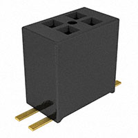 Samtec Inc. - CLE-102-01-G-DV - CONN RCPT 4POS .8MM DL GOLD SMD