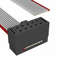 Samtec Inc. - FFSD-05-S-06.00-01-N - CABLE ASSEM .05" 10PS SGL END 6"