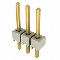 Samtec Inc. - HTSW-103-24-G-S - CONN HEADER 3POS .1" T/H GOLD