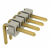 Samtec Inc. - HTSW-104-22-G-S-RA - CONN HEADER 4POS .1" T/H GOLD