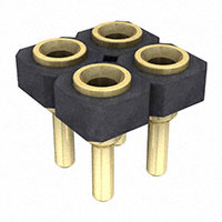 Samtec Inc. - SDL-102-G-12 - CONN RCPT .100" 4POS DUAL GOLD