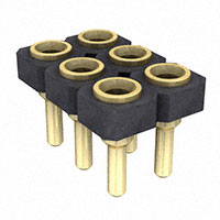 Samtec Inc. - SDL-103-G-12 - CONN RCPT .100" 6POS DUAL GOLD