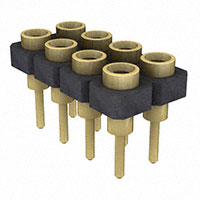 Samtec Inc. - SDL-104-G-11 - CONN RCPT .100" 8POS DUAL GOLD