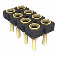 Samtec Inc. - SDL-104-G-12 - CONN RCPT .100" 8POS DUAL GOLD