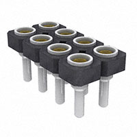 Samtec Inc. - SDL-104-T-12 - CONN RCPT .100" 8POS DUAL GOLD