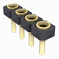 Samtec Inc. - SL-104-G-12 - CONN RCPT .100" 4POS GOLD PCB