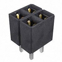 Samtec Inc. - SLW-102-01-S-D - CONN RCPT .100" 4POS DL 30GOLD