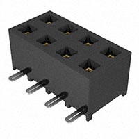 Samtec Inc. - SMM-104-02-S-D-TR - CONN RCPT 2MM 8POS SMD