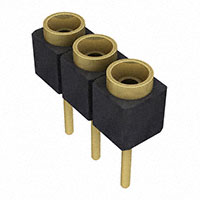 Samtec Inc. - SS-103-G-2-N - CONN RCPT .100" 3POS GOLD T/H
