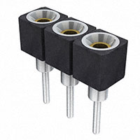 Samtec Inc. - SS-103-T-2 - CONN RCPT .100" 3POS GOLD T/H