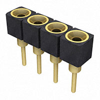 Samtec Inc. - SS-104-G-2 - CONN RCPT .100" 4POS GOLD T/H