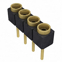 Samtec Inc. - SS-104-G-2-N - CONN RCPT .100" 4POS GOLD T/H