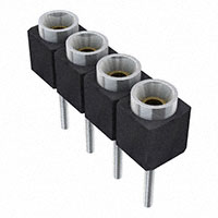 Samtec Inc. - SS-104-T-2-N - CONN RCPT .100" 4POS GOLD T/H