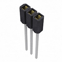 Samtec Inc. - SSA-103-W-G - CONN RCPT .100" 3POS GOLD WW