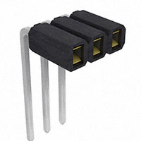 Samtec Inc. - SSA-103-W-G-RA - CONN RCPT .100" 3POS GOLD WW R/A