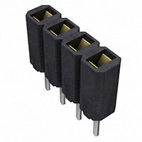 Samtec Inc. - SSA-104-S-G - CONN RCPT .100" 4POS GOLD PCB