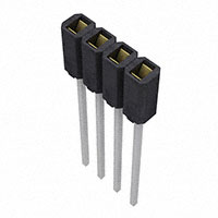 Samtec Inc. - SSA-104-W-G - CONN RCPT .100" 4POS GOLD WW