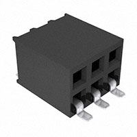 Samtec Inc. - SSM-103-L-DH - CONN RCPT .100" 6POS DUAL HORZ
